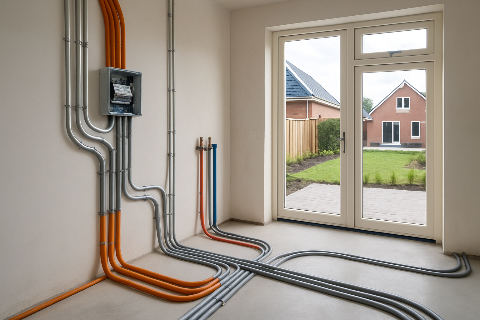 Complete woninginstallaties projectimpressie door VoltPro Elektrotechniek B.V.