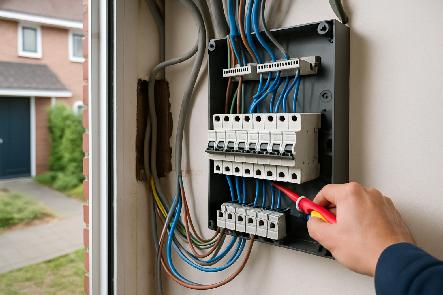 Groepenkast vervangen projectimpressie door VoltPro Elektrotechniek B.V.