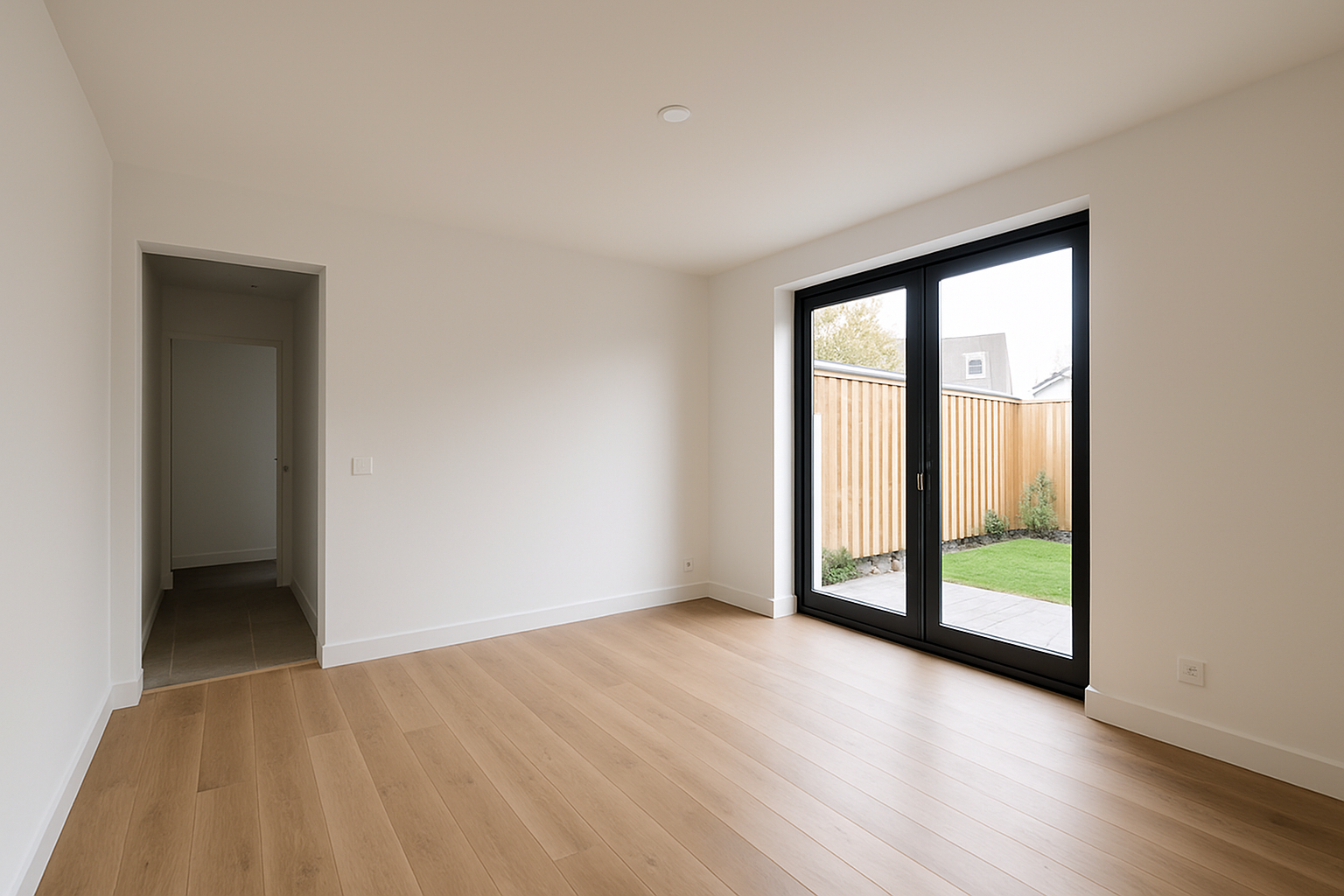 Glad stucwerk projectimpressie door StucMeesters B.V.