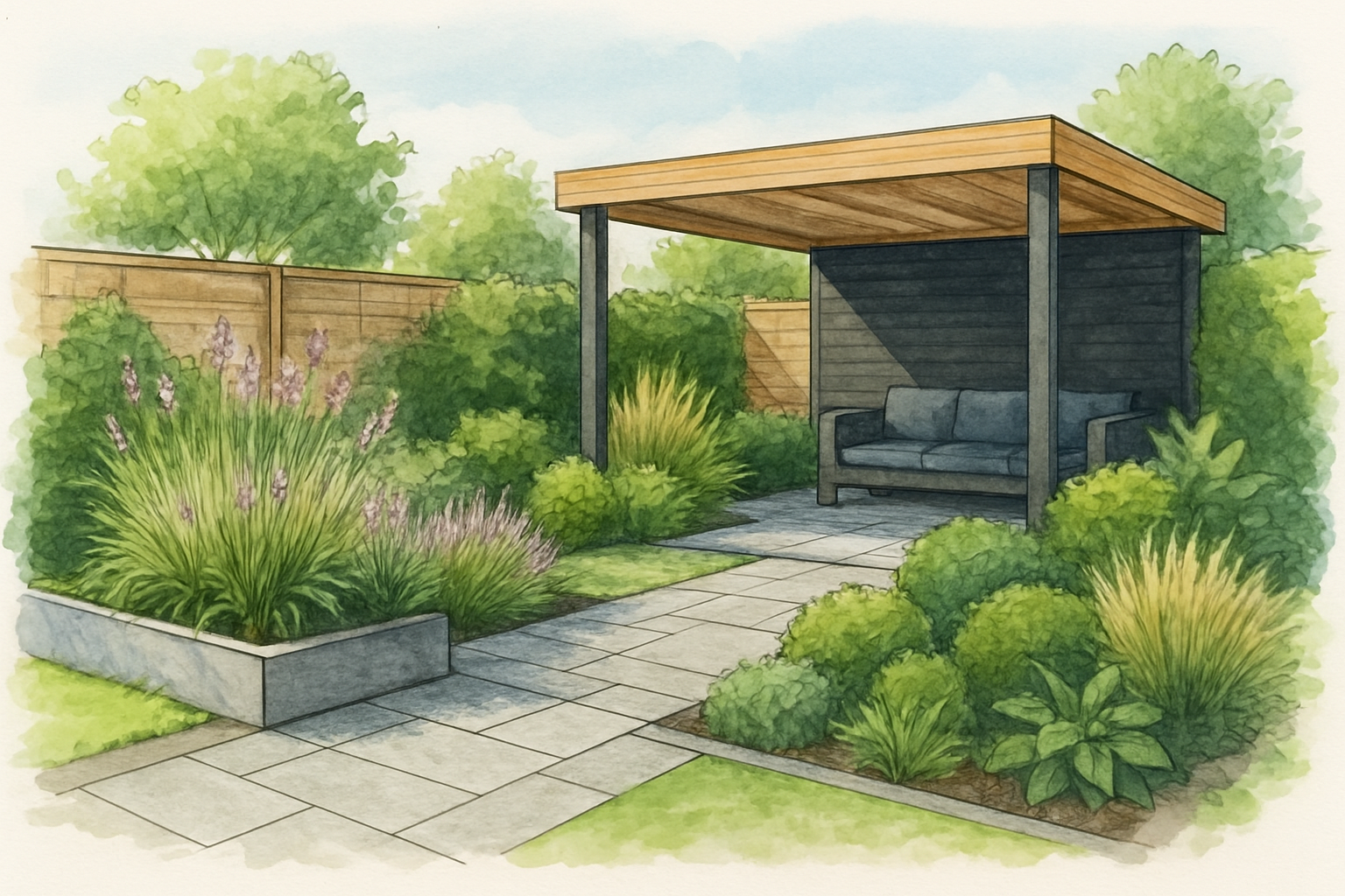Tuinontwerp door GroenHart Tuinen B.V.